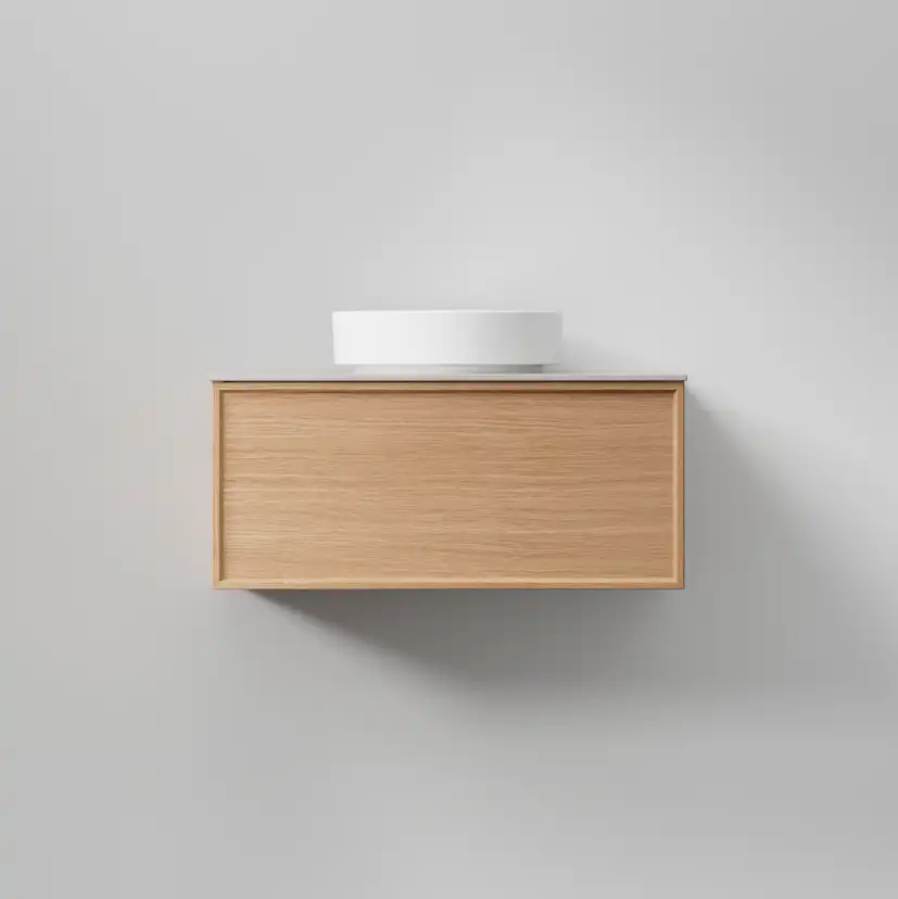 AIR Wood 80,Natural Oak, Helfront med 2 lådor,796x350x450 Natural Oak