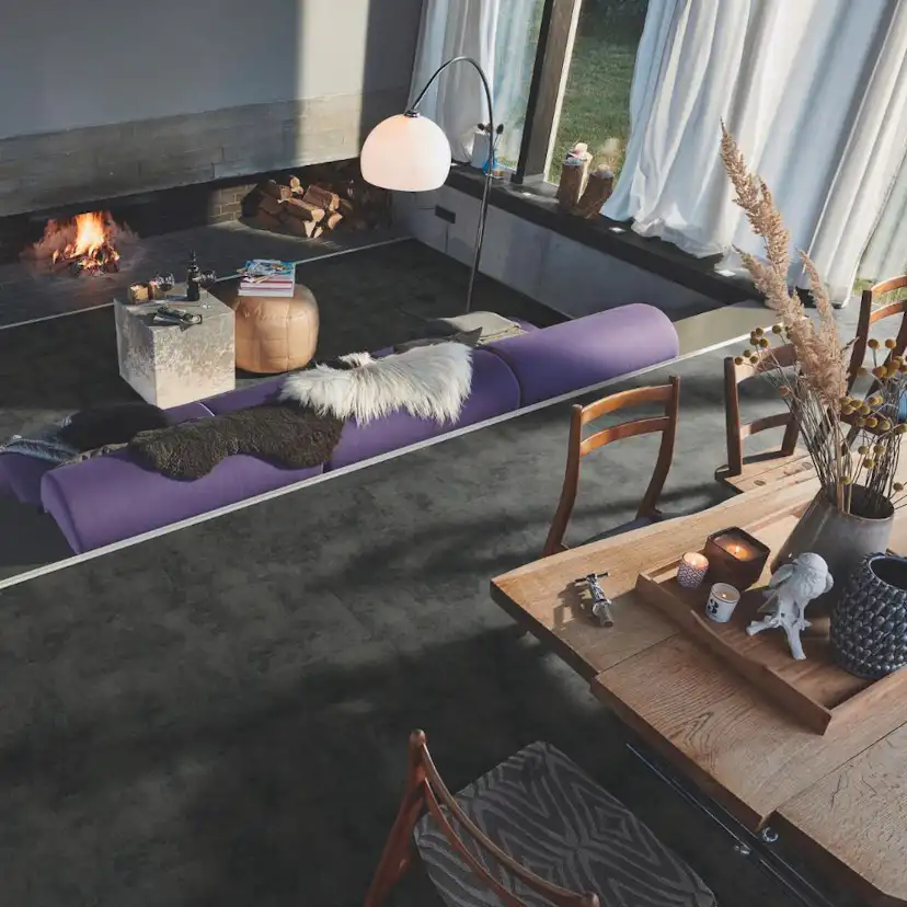 Laminatgolv MeisterDesign. laminate LB 150 Black rock 07136