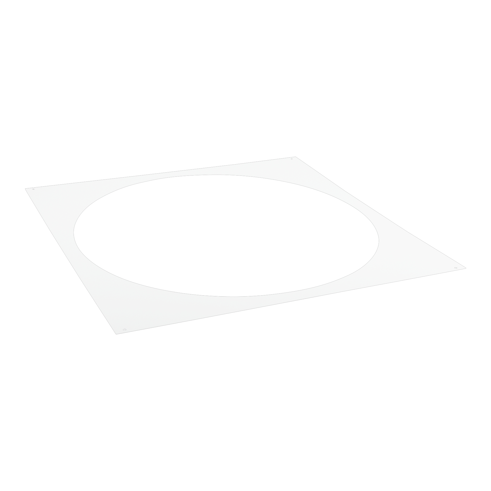 Täckskiva Hide-a-lite Panel Rund