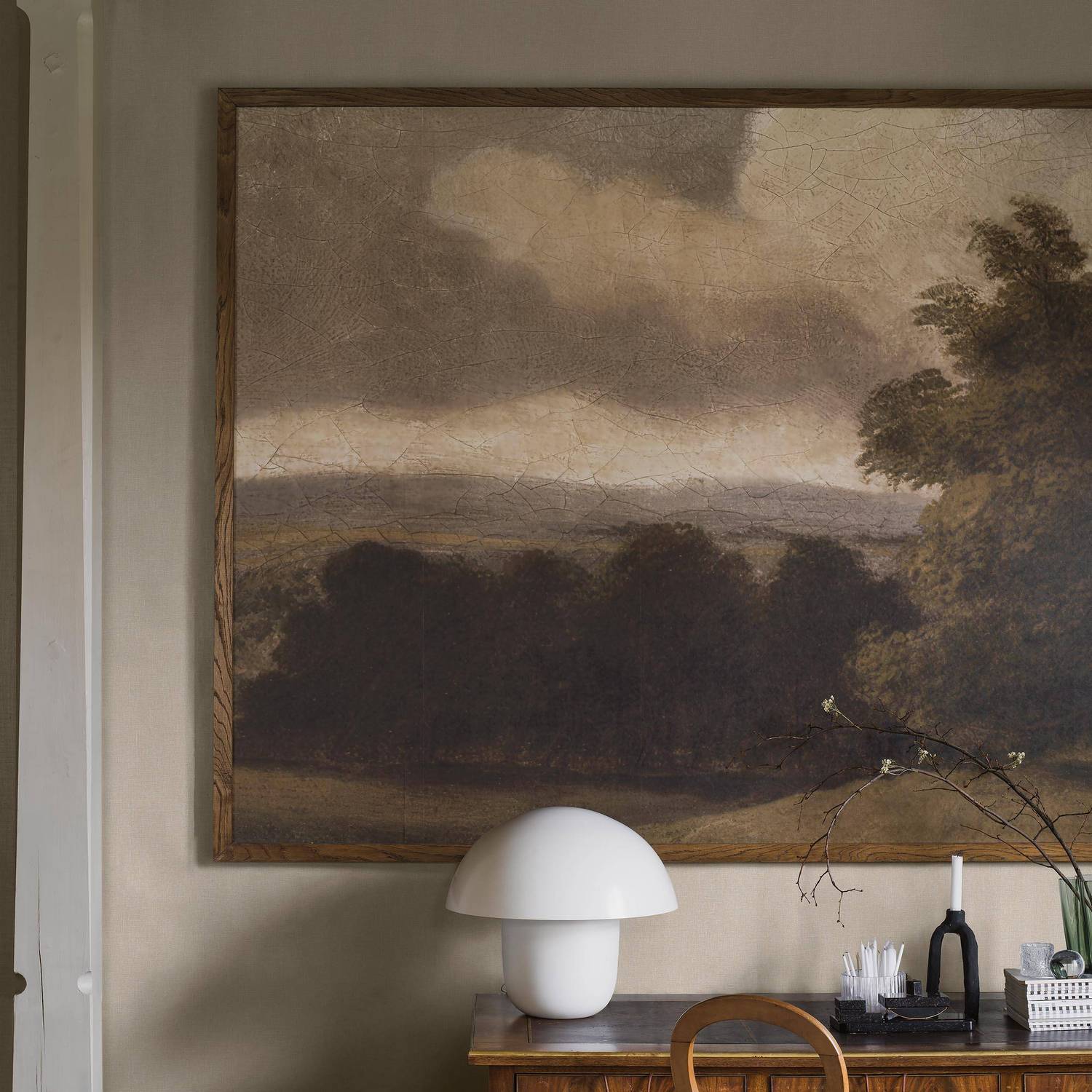 Tapet Boråstapeter Canvas Oyster 6123