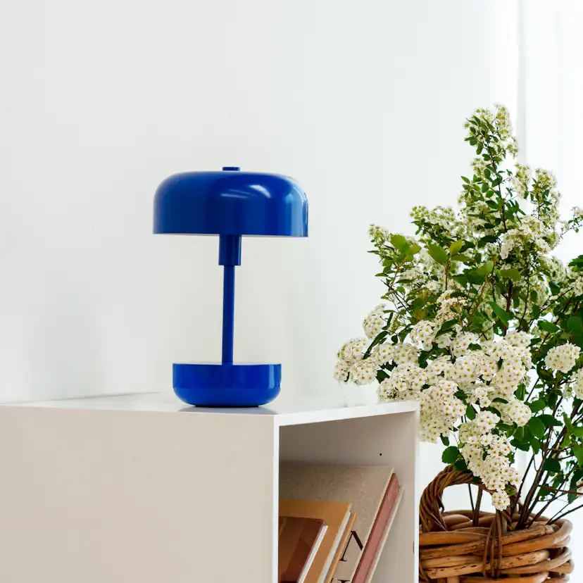 Portabel Bordslampa Dyberg Larsen Haipot LED Uppladdningsbar