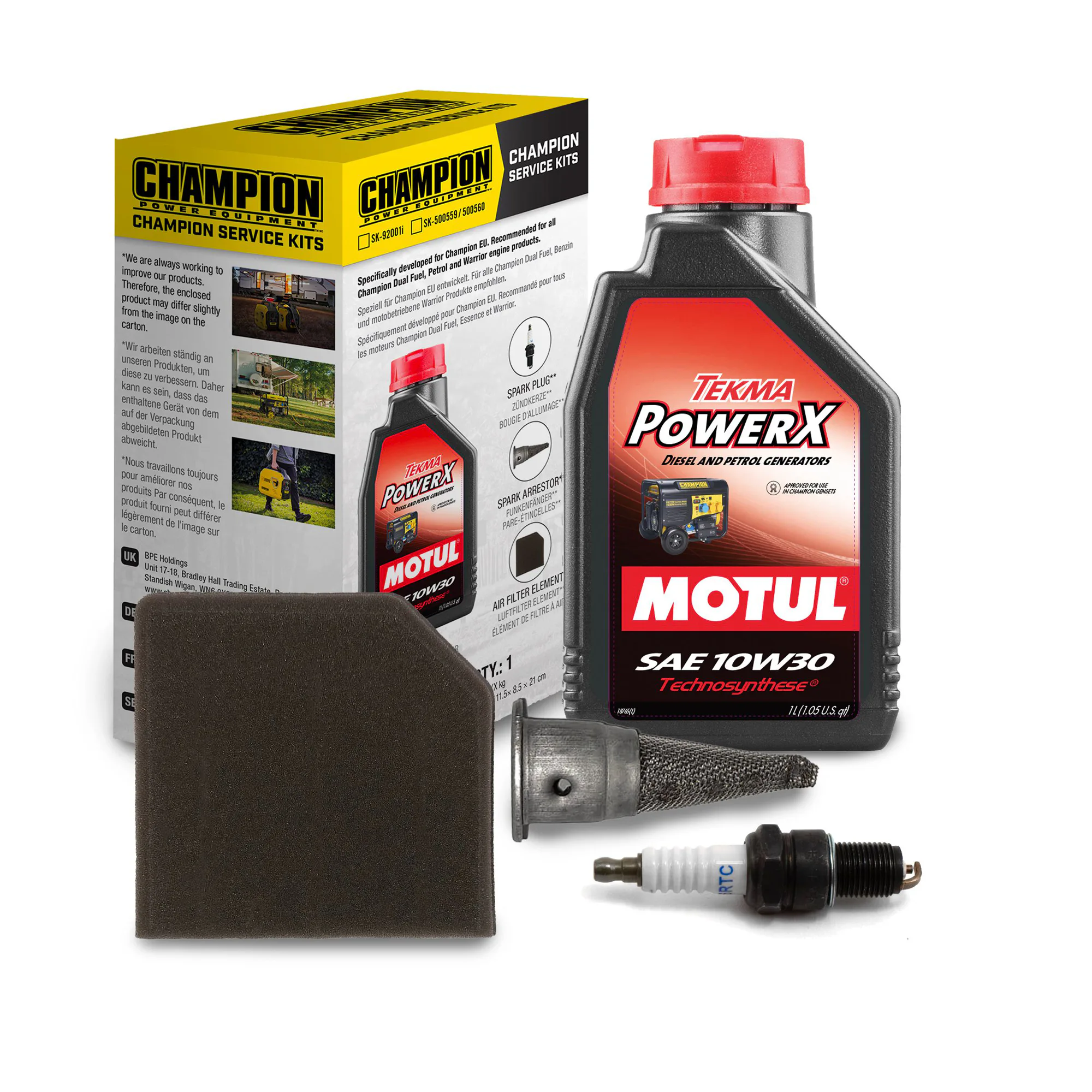 AVR Champion Generators Till CPG3500-EU-SC, CPG3500E2-DF-EU-SC och CPG4000E1-EU-SC