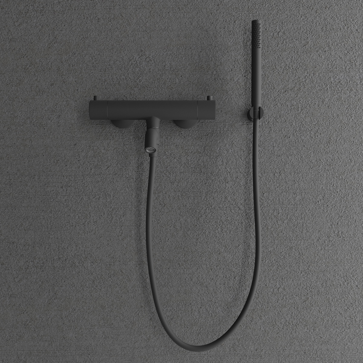 Badkarsblandare Scandtap Steel Pleasure 4 med Handdusch