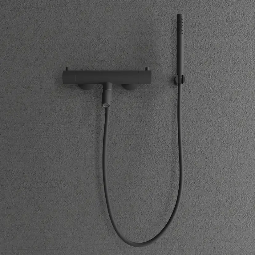Badkarsblandare Scandtap Steel Pleasure 4 med Handdusch