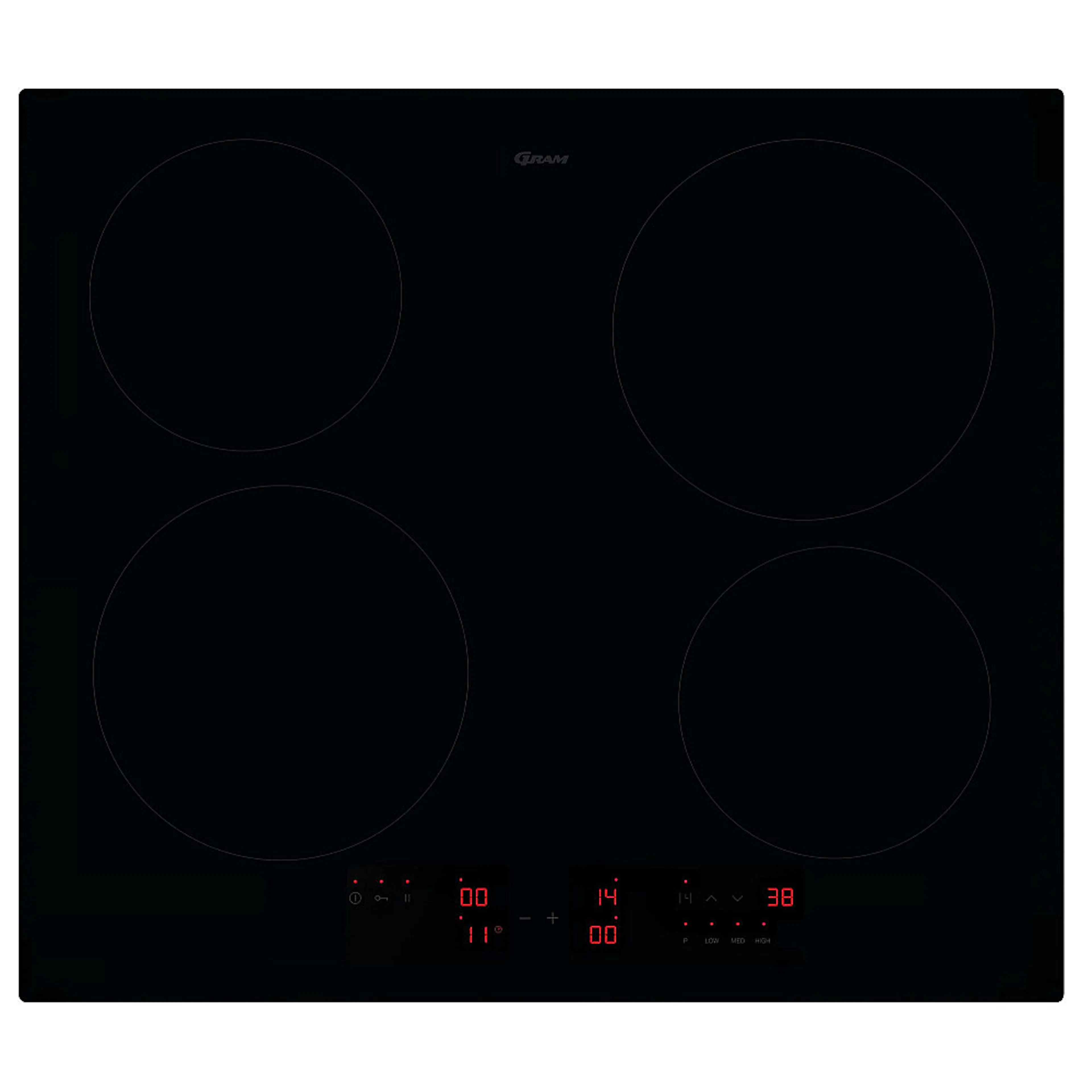 Induktionshäll Gram 6244-90 TI Svart