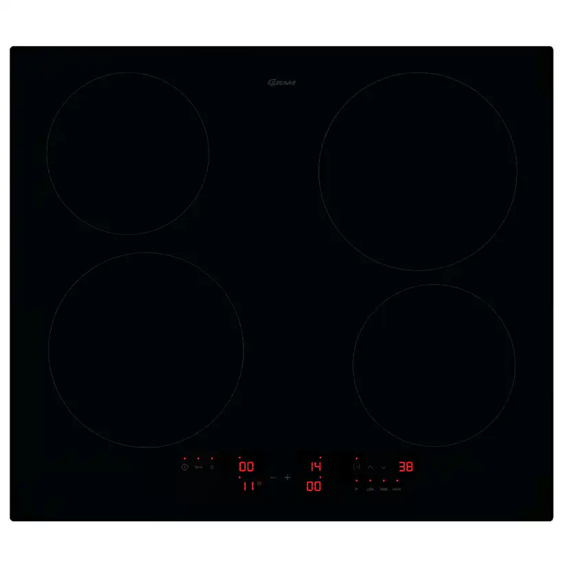 Induktionshäll Gram 6244-90 TI Svart