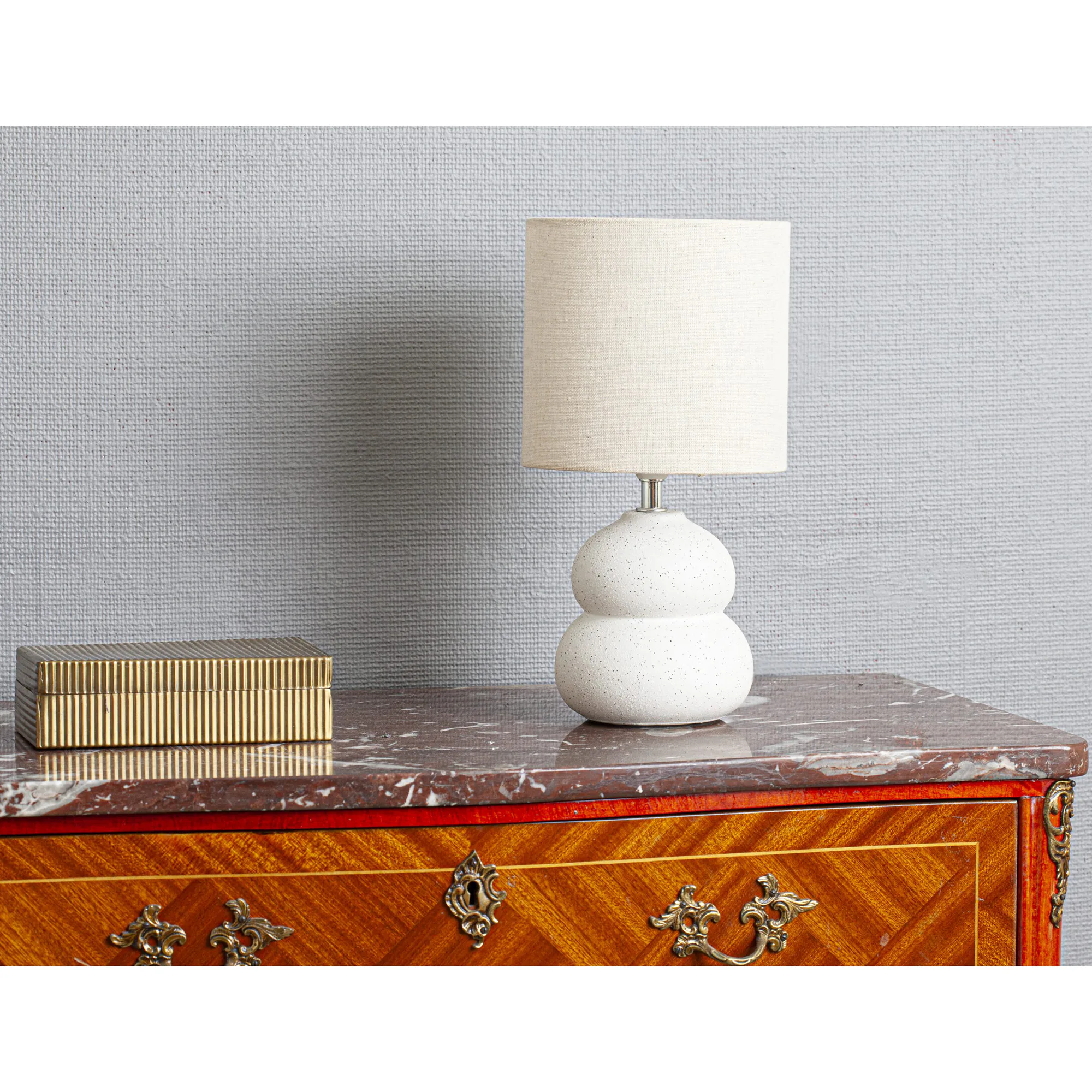 Bordslampa Cottex Lucie H28 cm Keramikfot med Lampskärm