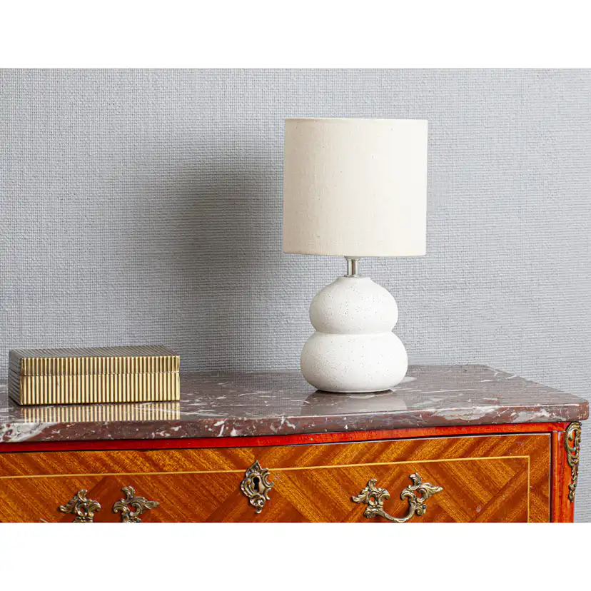 Bordslampa Cottex Lucie H28 cm Keramikfot med Lampskärm