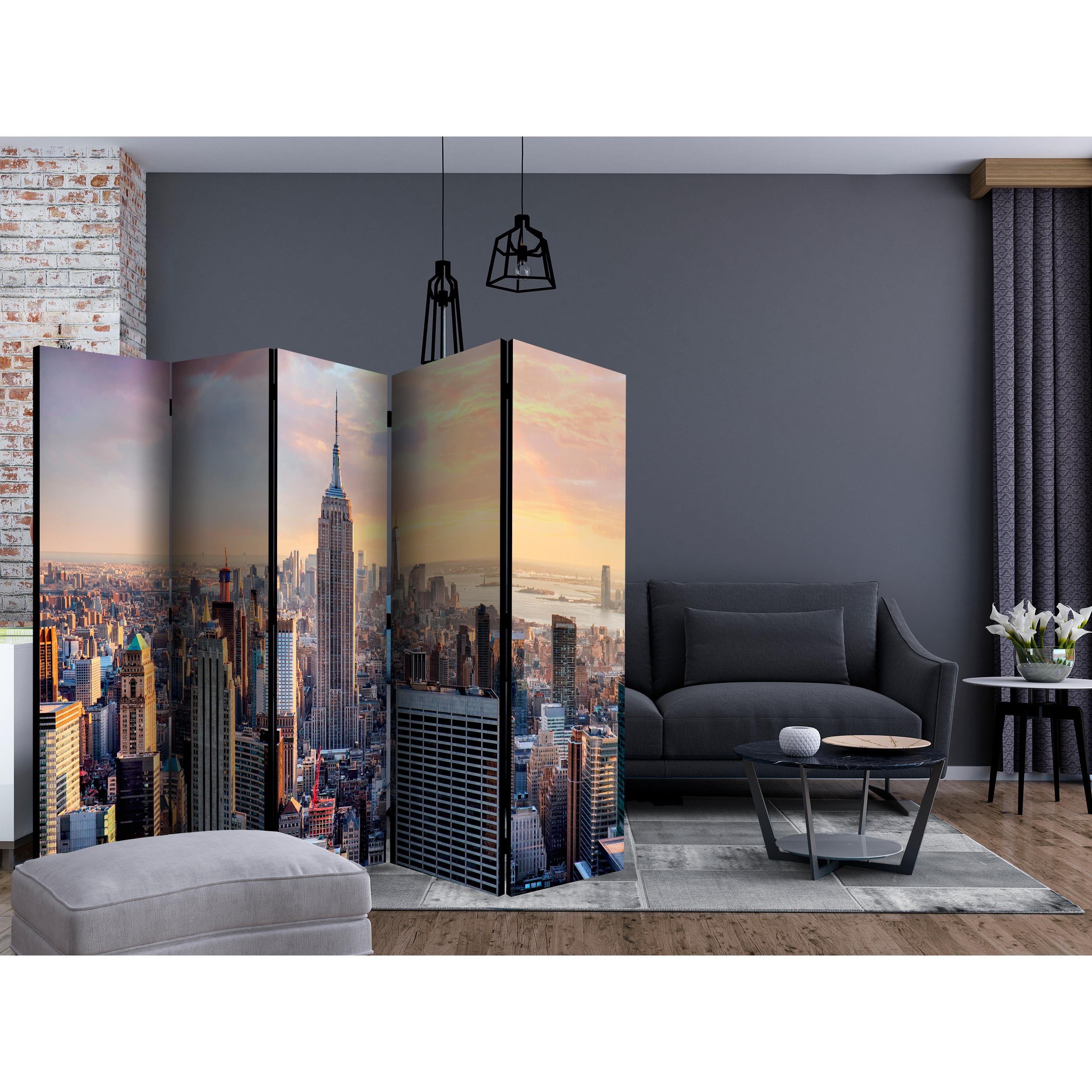 Rumsavdelare Skärmvägg Arkiio Sunny Metropolis II 225x172 cm