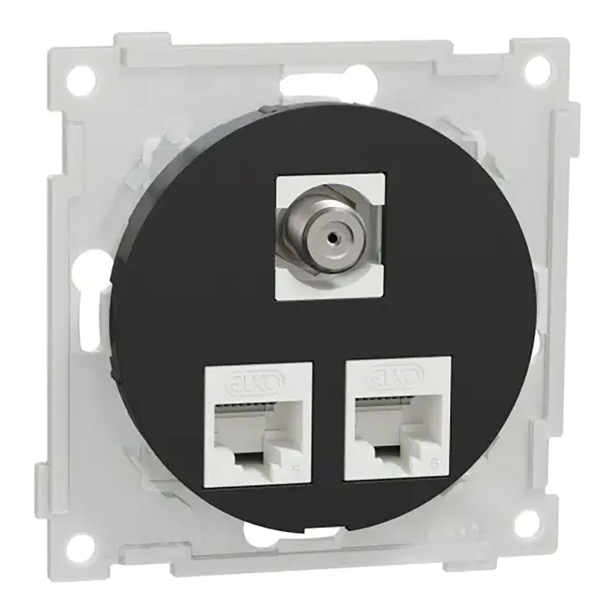 Vägguttag Elko One Modularuttag Infälld RJ45 Cat.6 UTP