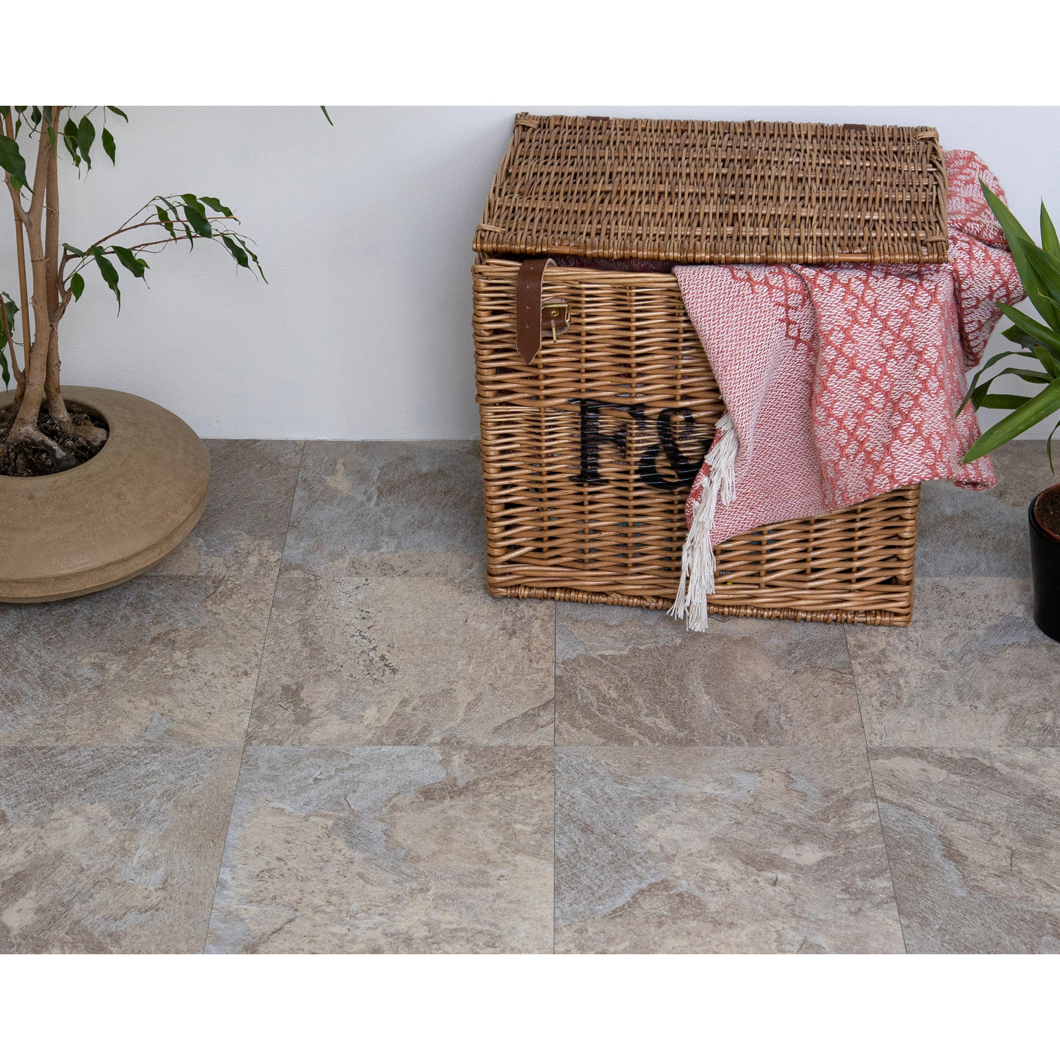 D-C-FIX Självhäftande Golvplattor Nortiq 11-pack