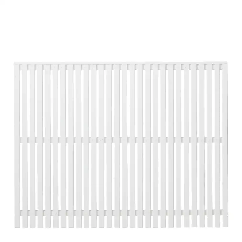 Staket PLUS Sendai Grundmålad Vit 180×140 cm