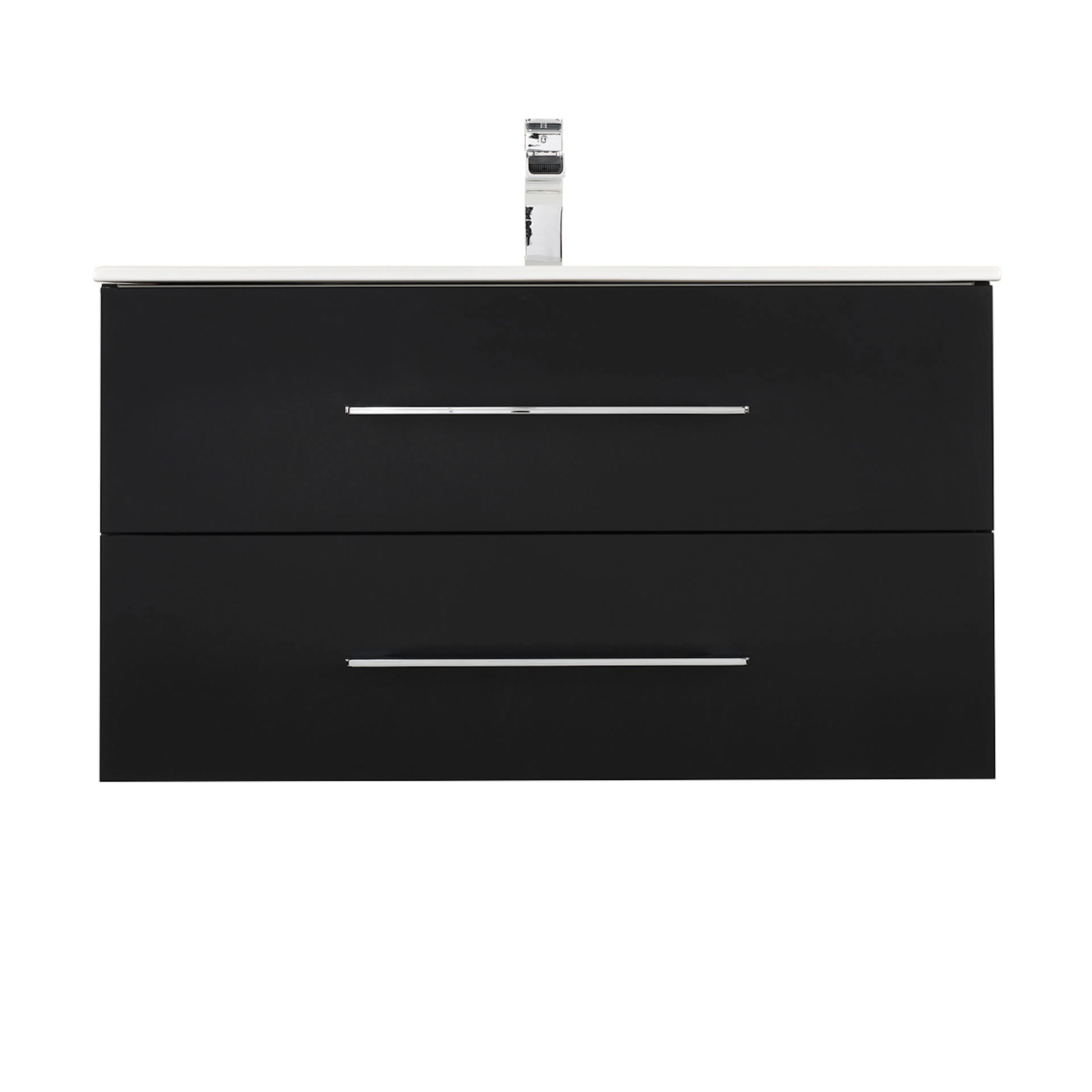 Arredo Spirit Kommod 90 Svart Högblank Bredd: 90 cm, Högblank