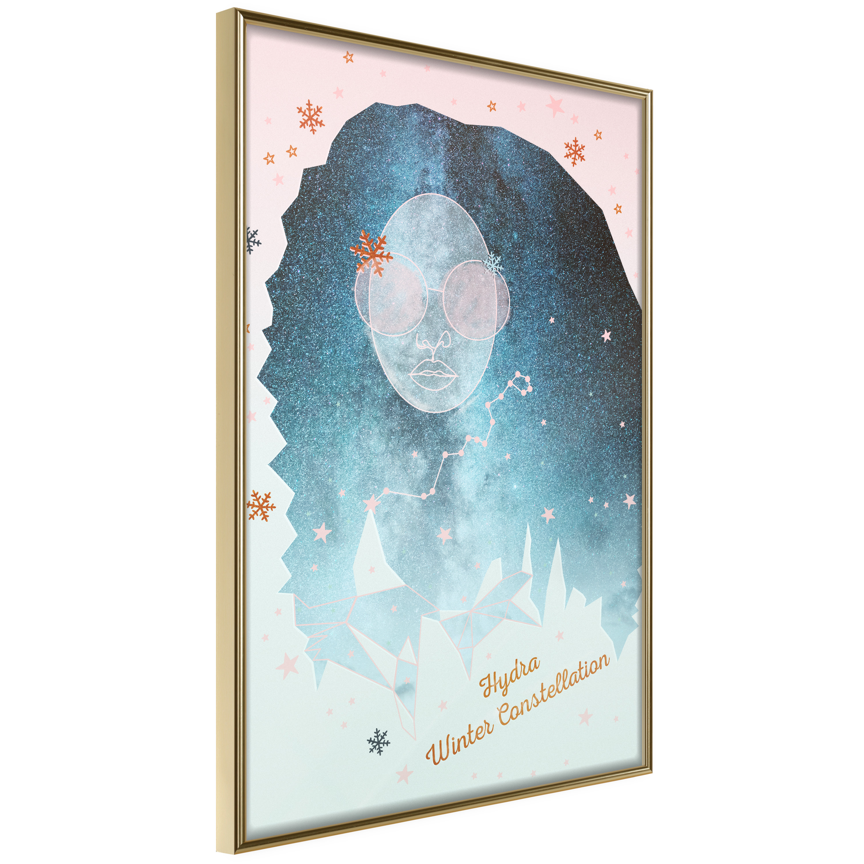 Poster Artgeist Affisch Hydra Winter Constellation