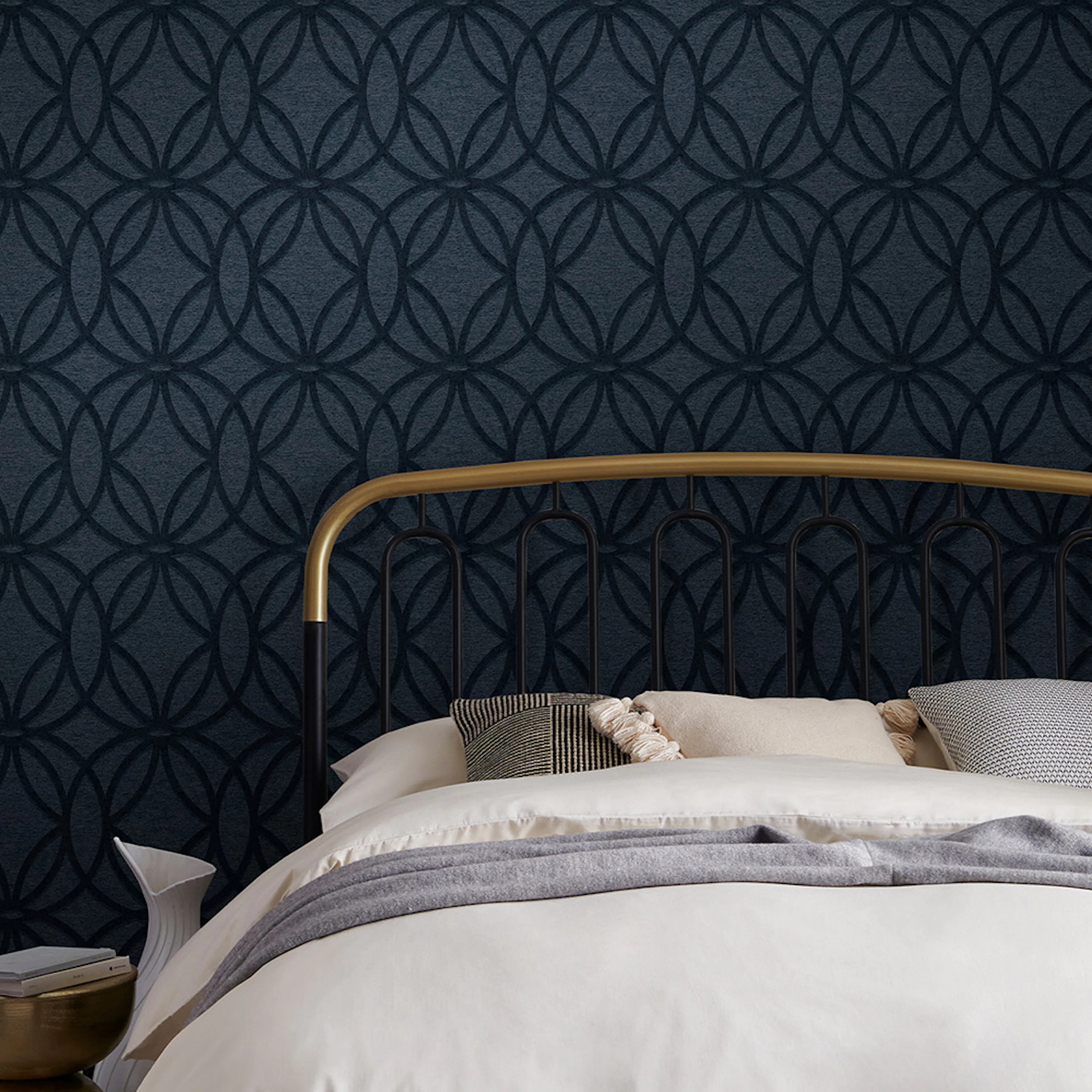 Tapet NEXT Luxe Eclipse Navy