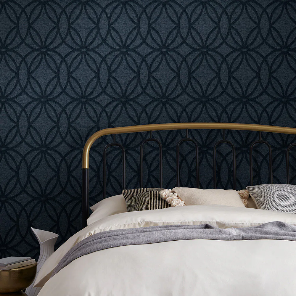 Tapet NEXT Luxe Eclipse Navy