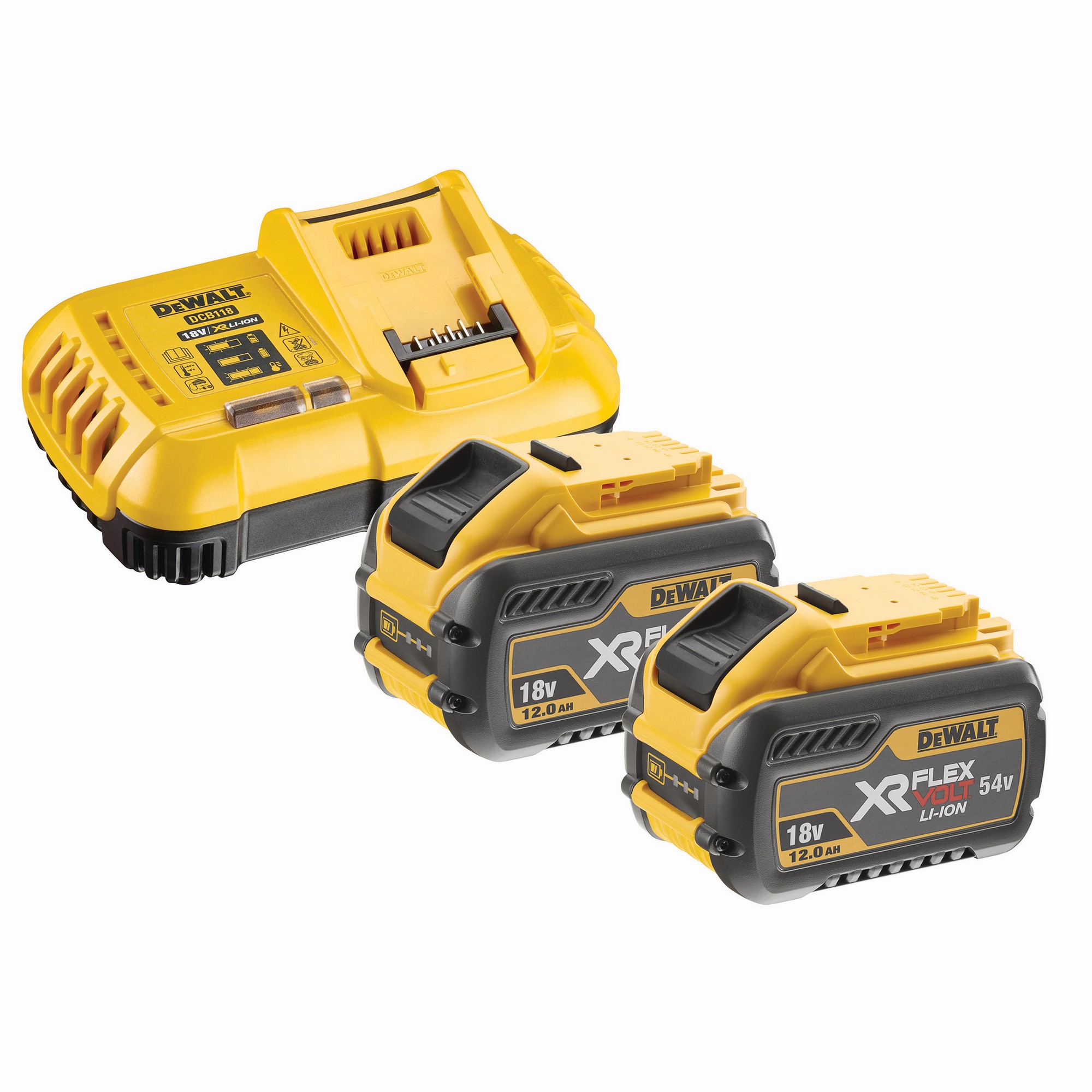 Batteripaket DeWalt DCB118Y2T Flexvolt 12Ah Tstak
