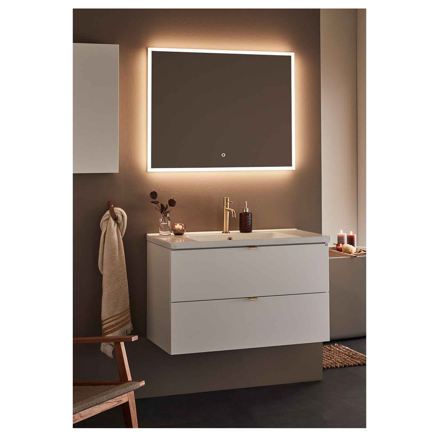 Spegel Hafa Store Square Led