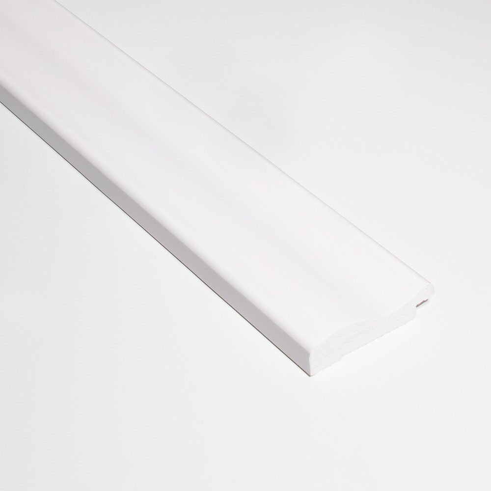 Avslutningslist Lamelio Infinity Versal Vit Avslut 4,9 cm Höger