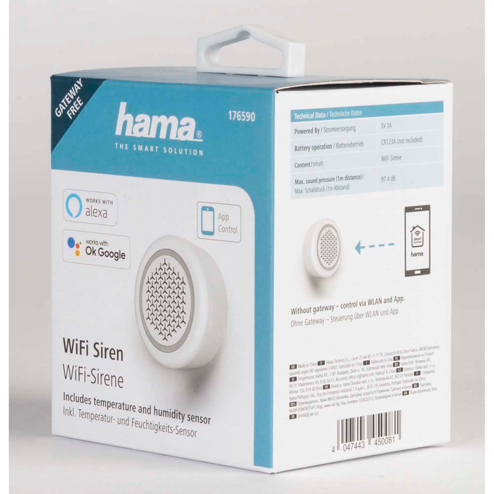 Alarmsiren Hama WiFi Smart