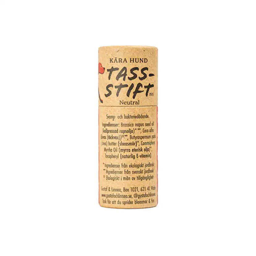 Ekologiskt Tasstift Gustaf & Linnea Mini Hund 8,5 gram