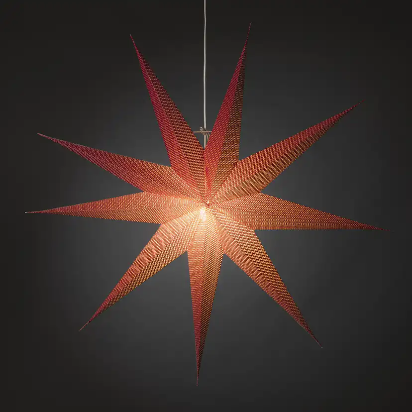 Adventsstjärna Gnosjö Konstsmide 9-uddig 115 cm