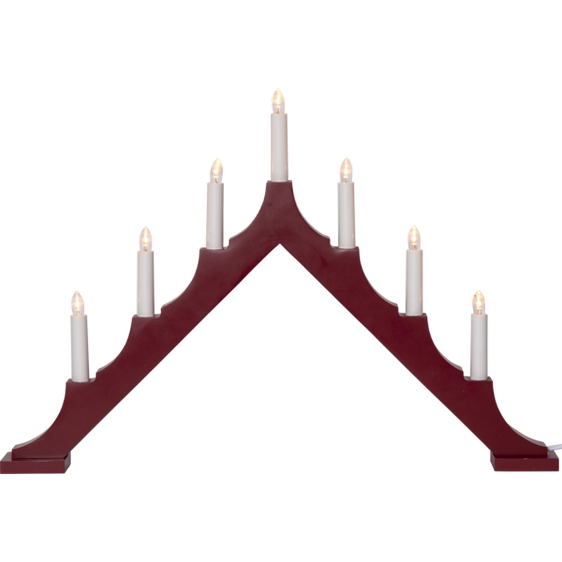Ljusstake Alma Röd