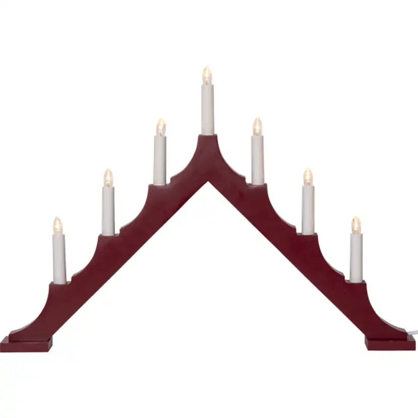 Ljusstake Alma Röd