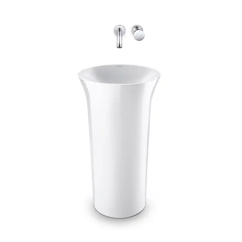 Golvstående Tvättställ White Tulip Vit Högblank 500 mm