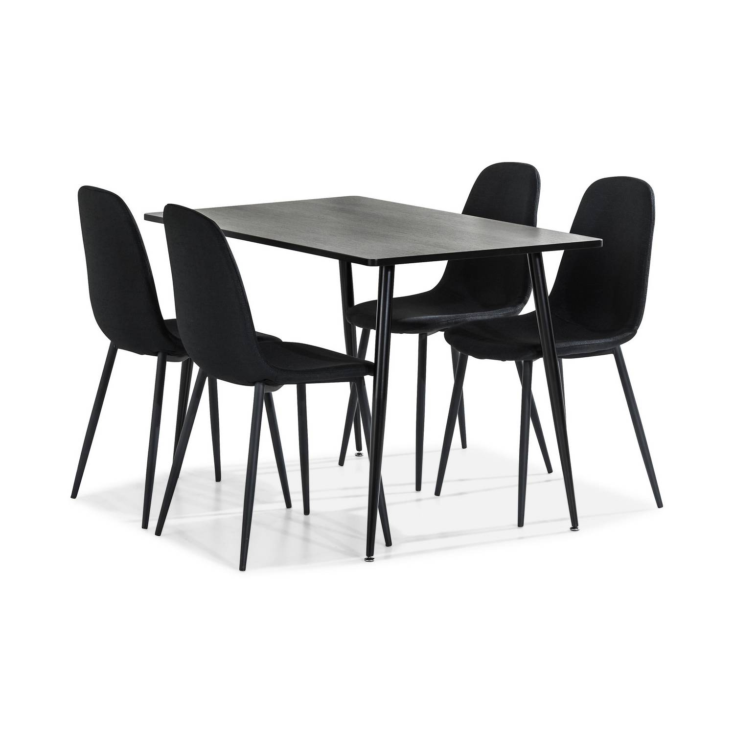 Matgrupp Basic Home Marcelen 120 cm med 4 Nibe Matstol