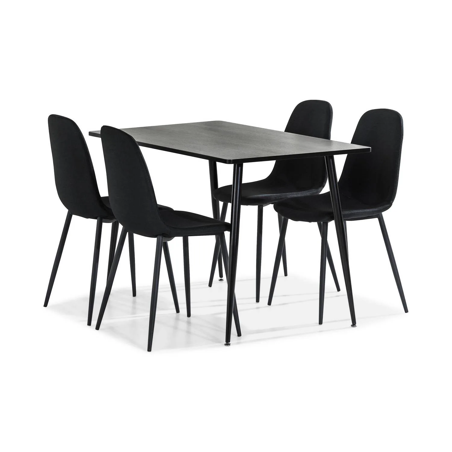 Matgrupp Basic Home Marcelen 120 cm med 4 Nibe Matstol