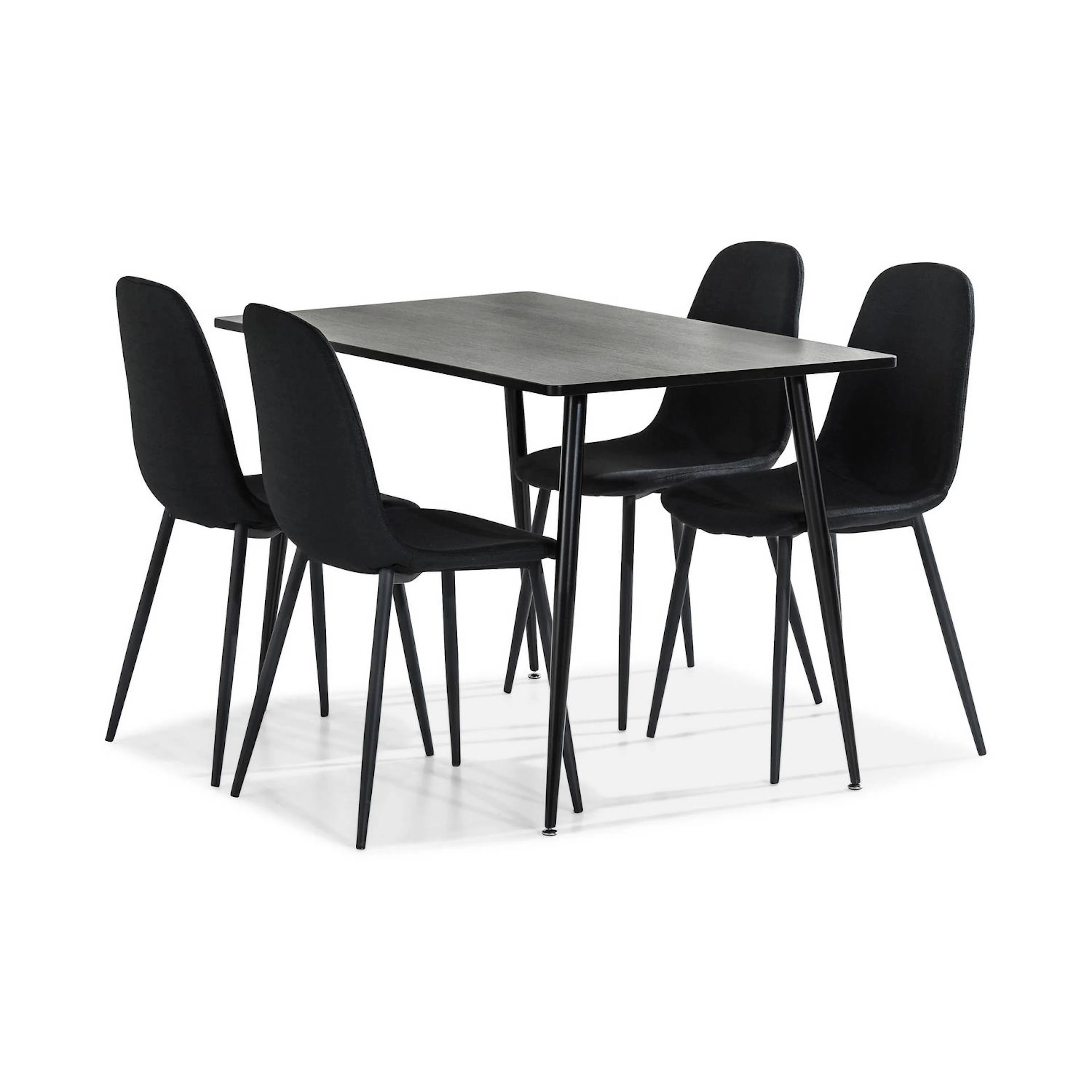 Matgrupp Basic Home Marcelen 120 cm med 4 Nibe Matstol