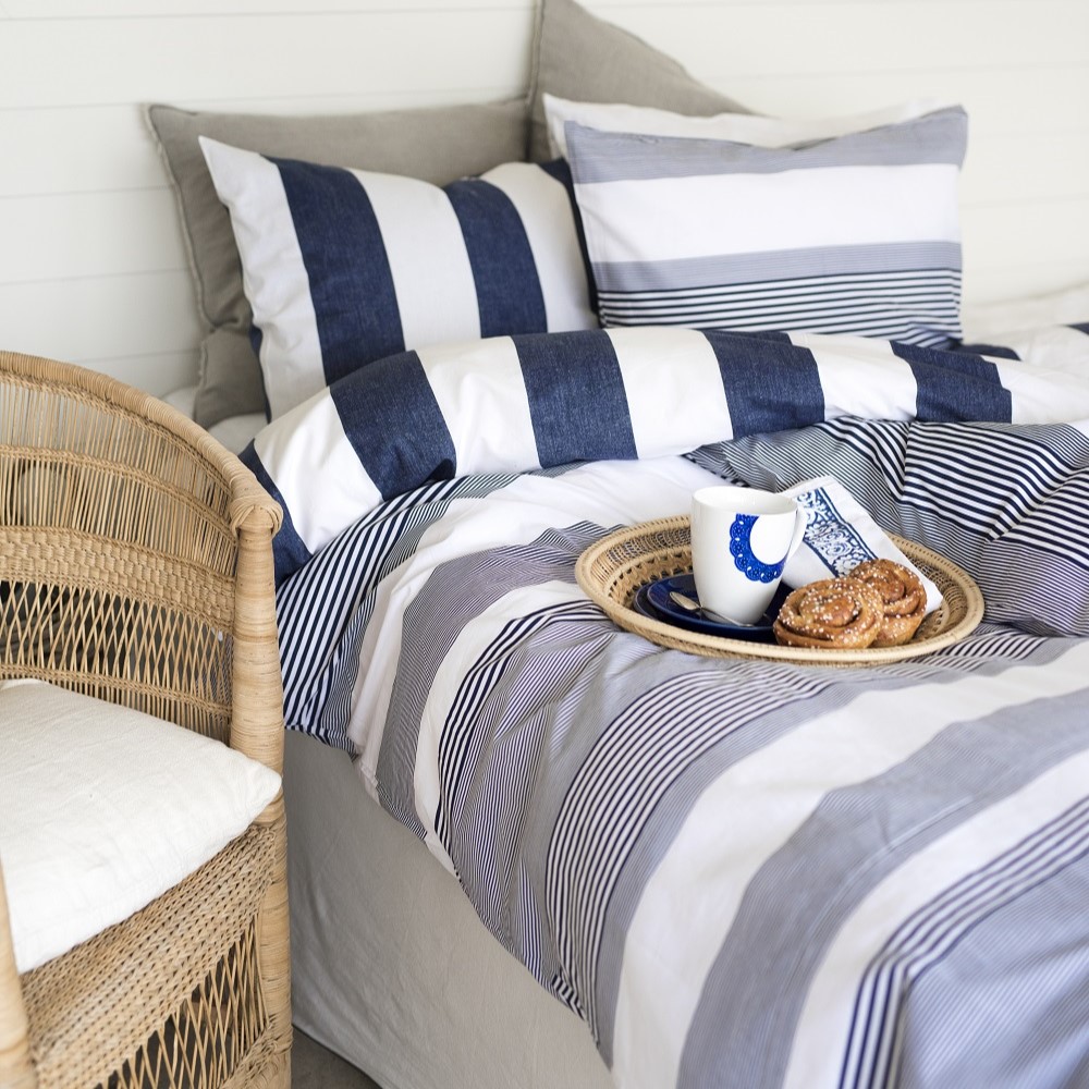 Påslakanset Borganäs of Sweden Block Stripe