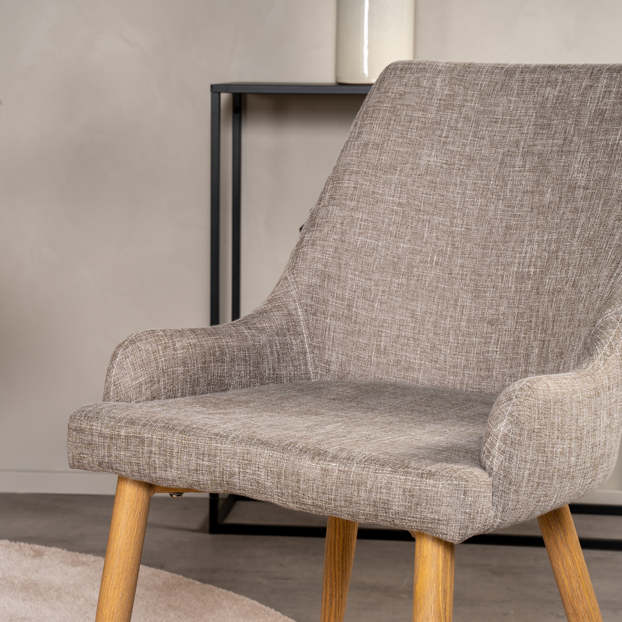 Matgrupp Venture Home Plaza med 4 Plaza Stolar Sammet