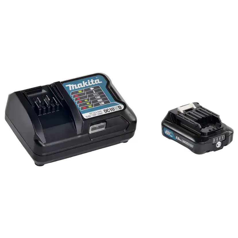 Batteripaket Makita 191B50-9 12V 2,0 Ah Li-ion Batteri och Laddare