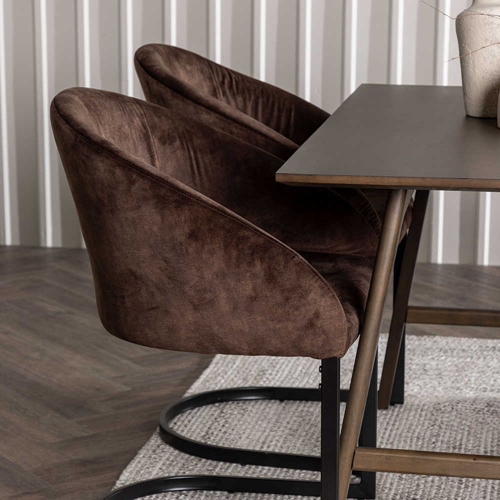 Matgrupp Venture Home Kaseidon med 4 st Evening stolar