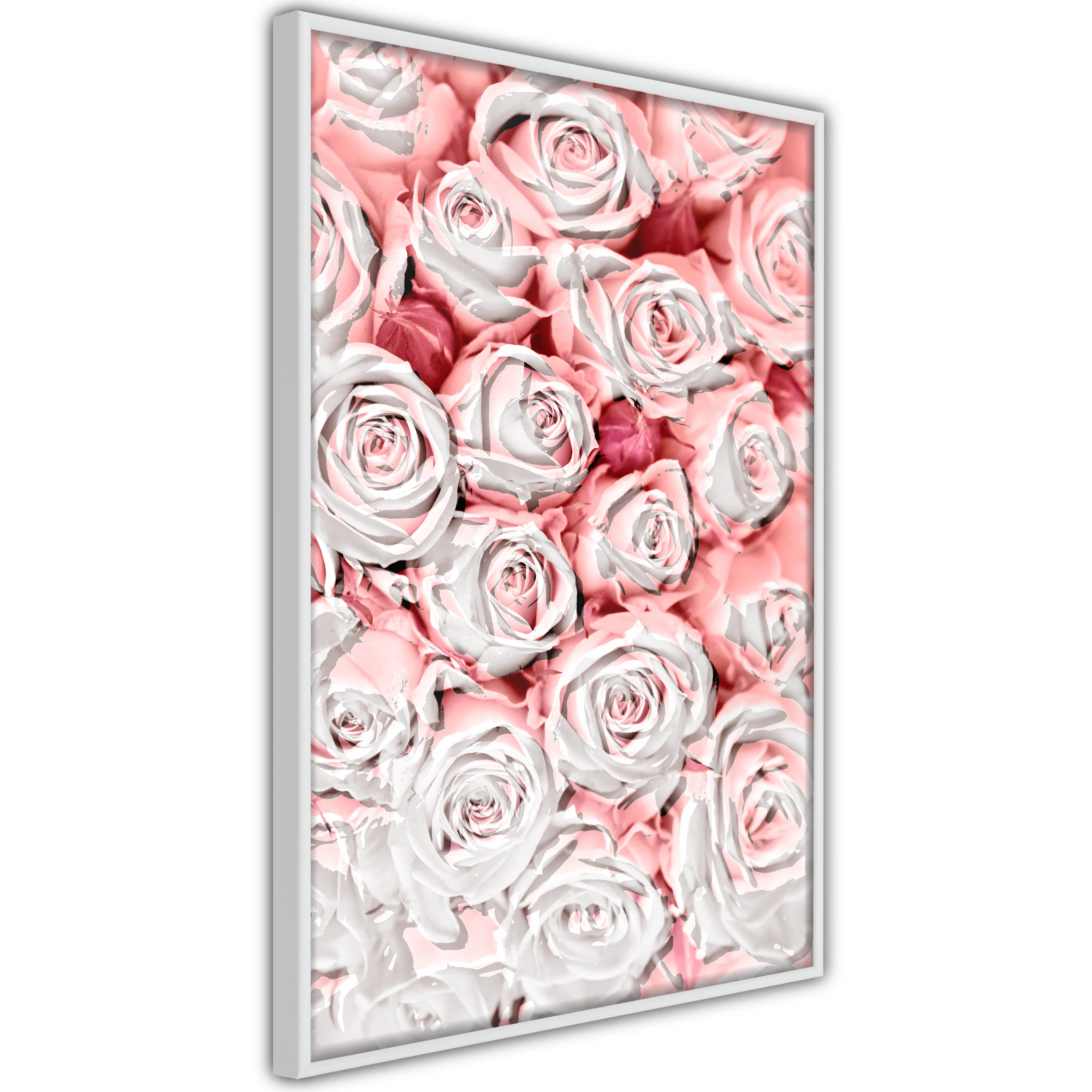 Poster Artgeist Affisch White Roses