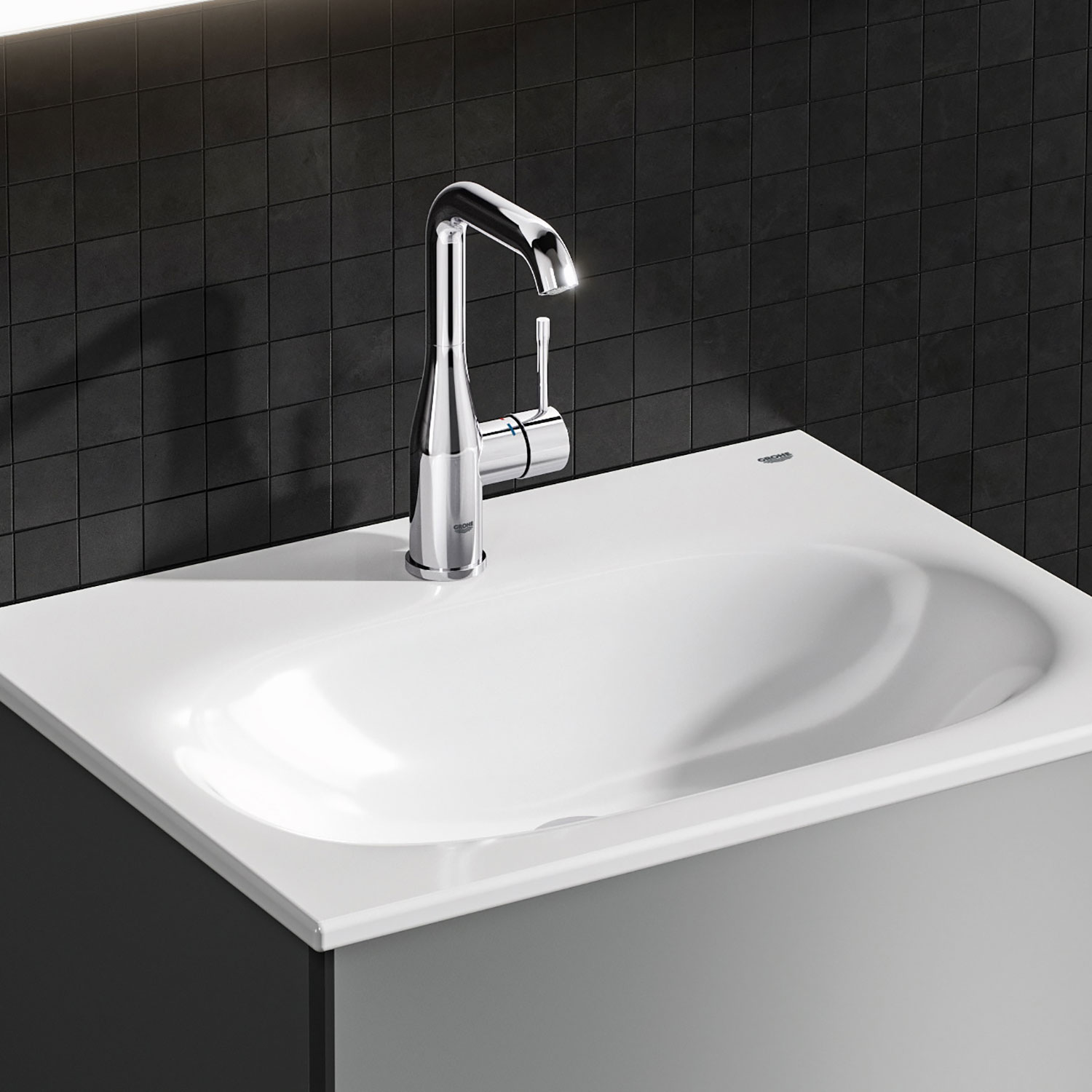 Grohe Essence 32628 med Lyftventil Krom Krom