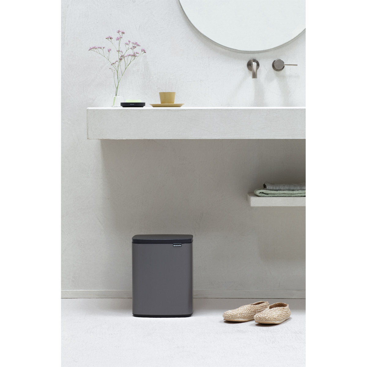 Bo Avfallshink, 12L - Platinum Platinum