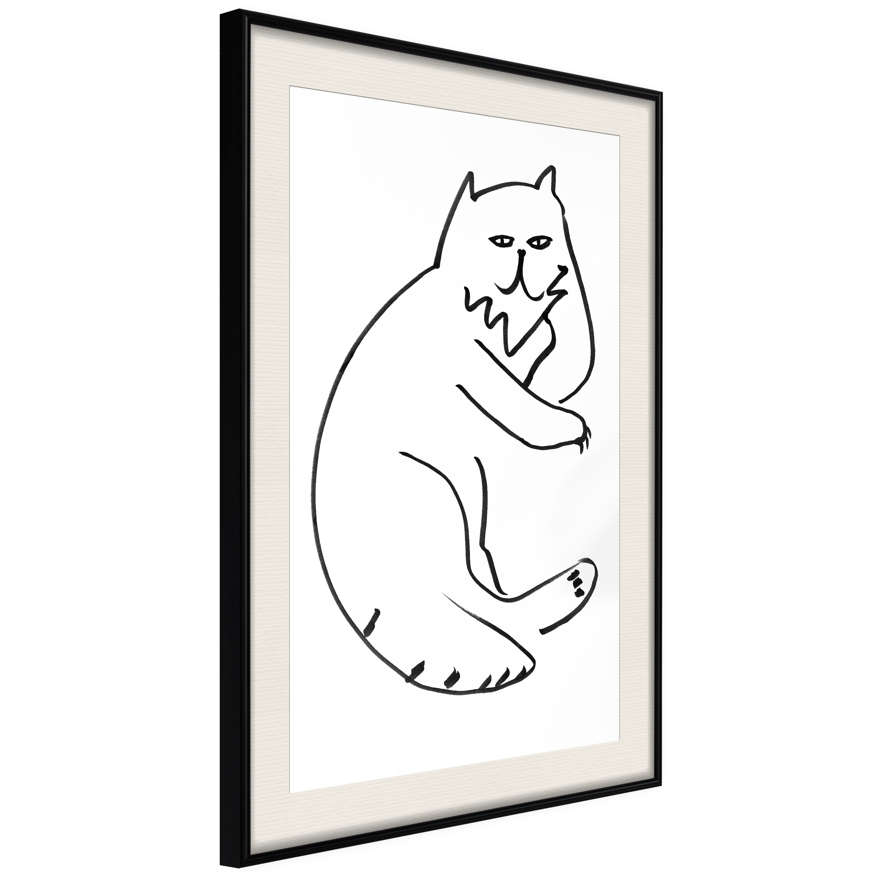 Poster Artgeist Affisch Cat Relaxing