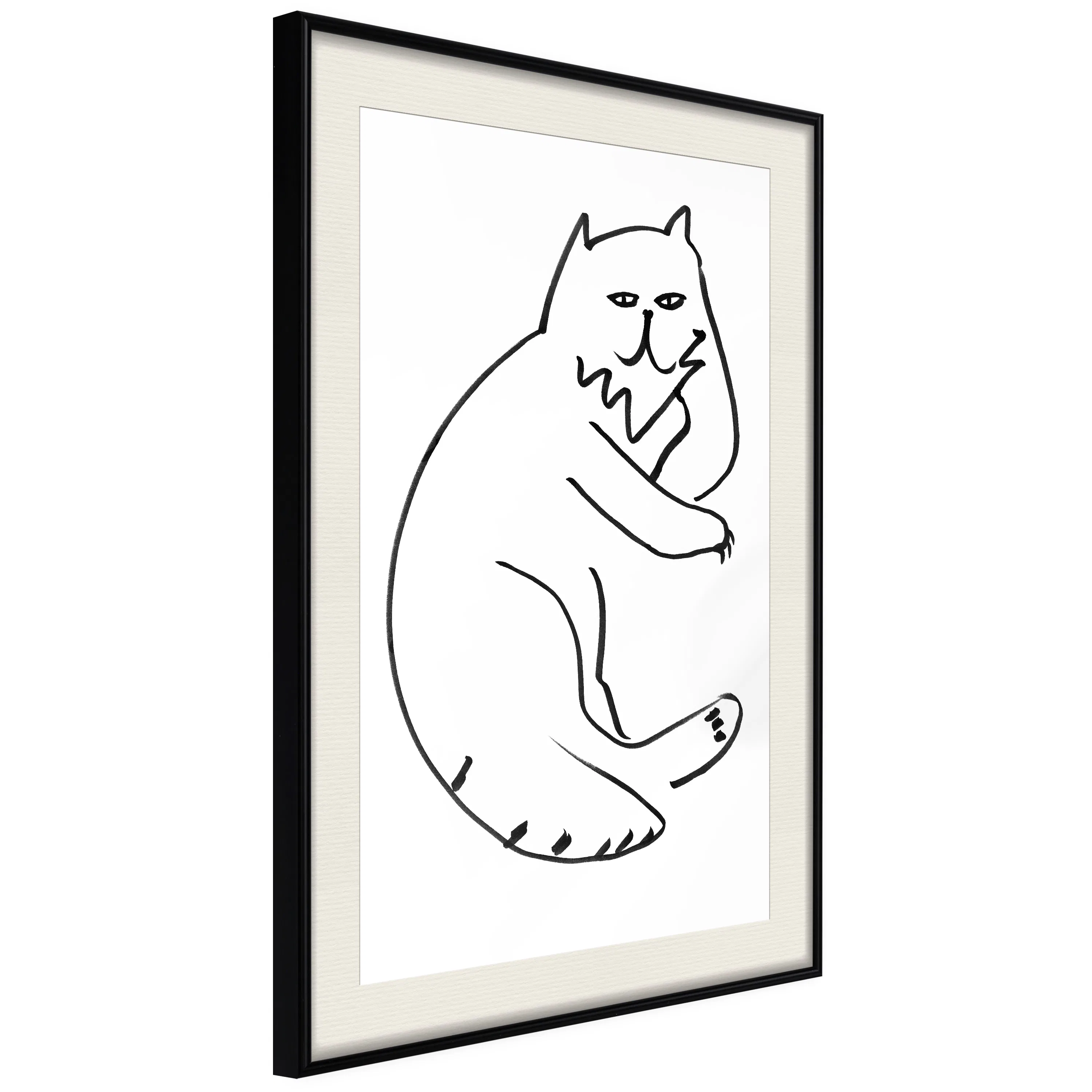 Poster Artgeist Affisch Cat Relaxing