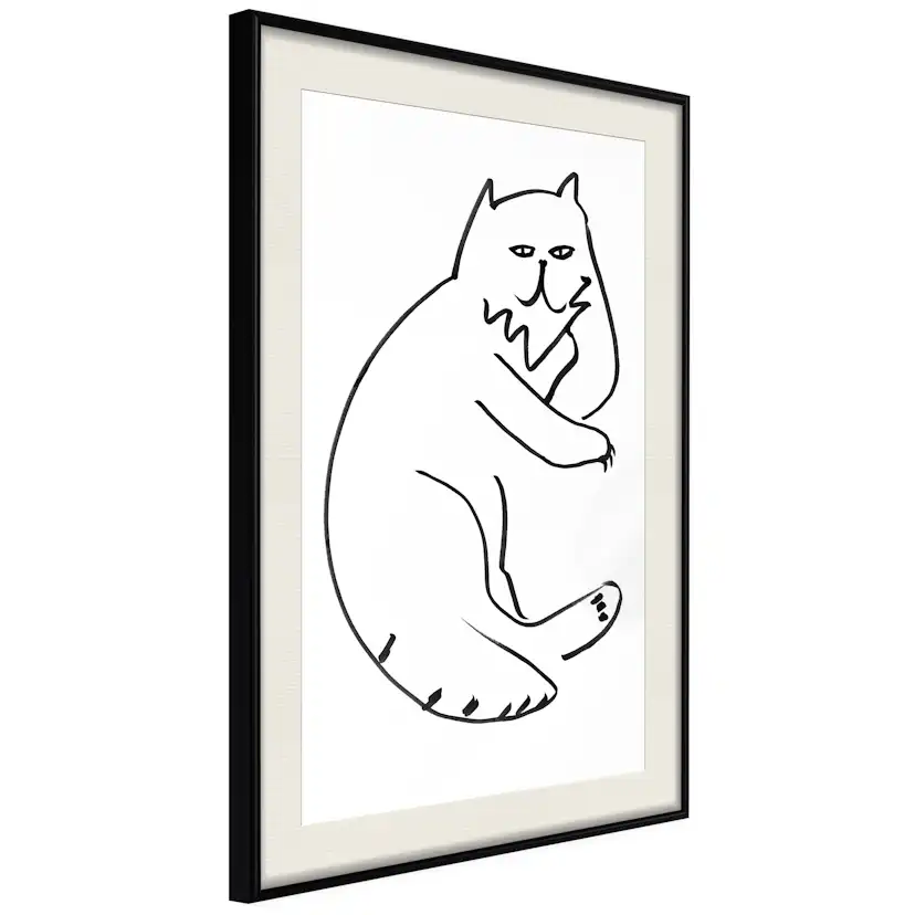 Poster Artgeist Affisch Cat Relaxing