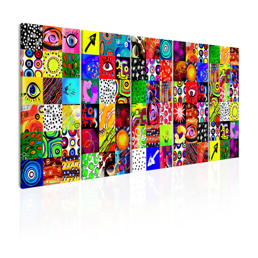 Tavla Arkiio Colourful Abstraction