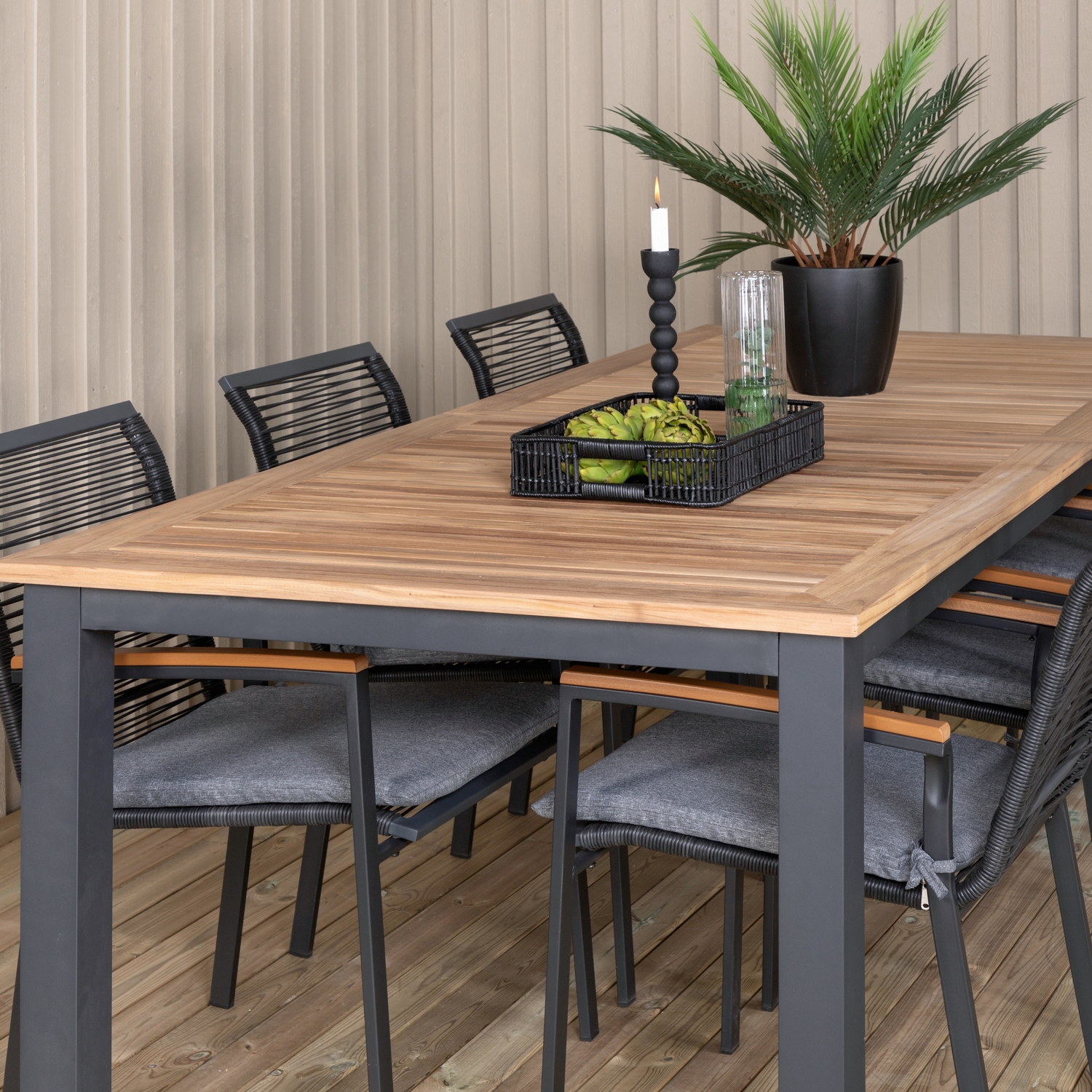 Matgrupp Venture Home Perla med 6 Douglas Matstolar