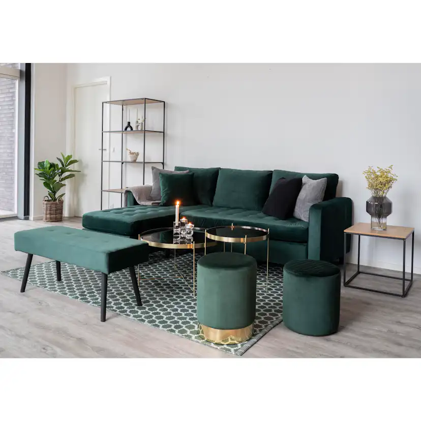 Sittpuff House Nordic Ejby Sammet