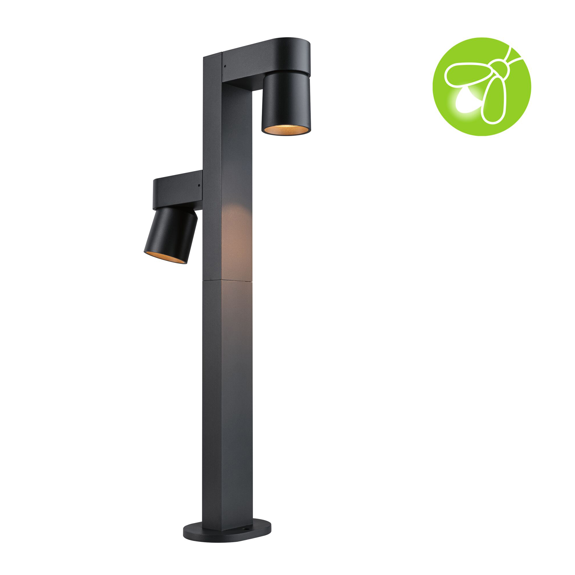 Pollare LED Paulmann Kimu Dubbel IP44 230V Ljus: Gold Light (insektsvänlig)