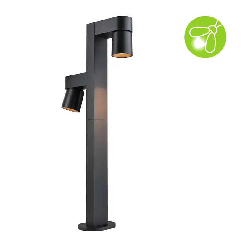 Pollare LED Paulmann Kimu Dubbel IP44 230V Ljus: Gold Light (insektsvänlig)