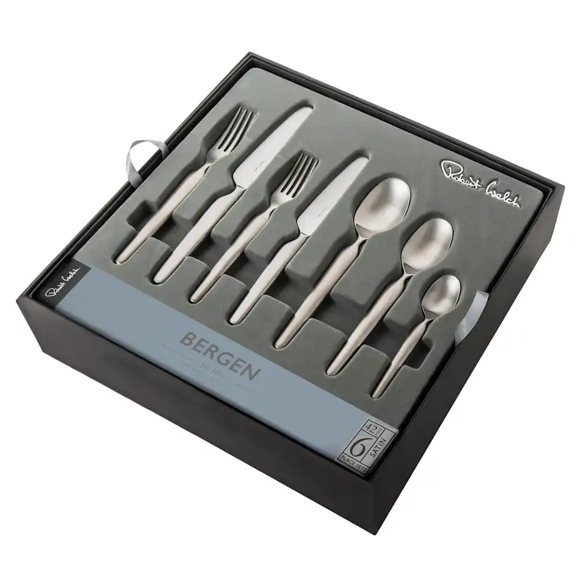 Bestickset Robert Welch Bergen Matt 42 Delar