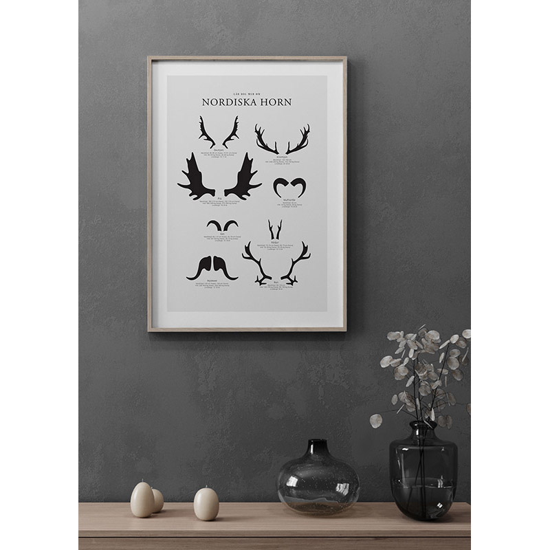 Poster Gallerix Nordiska Horn
