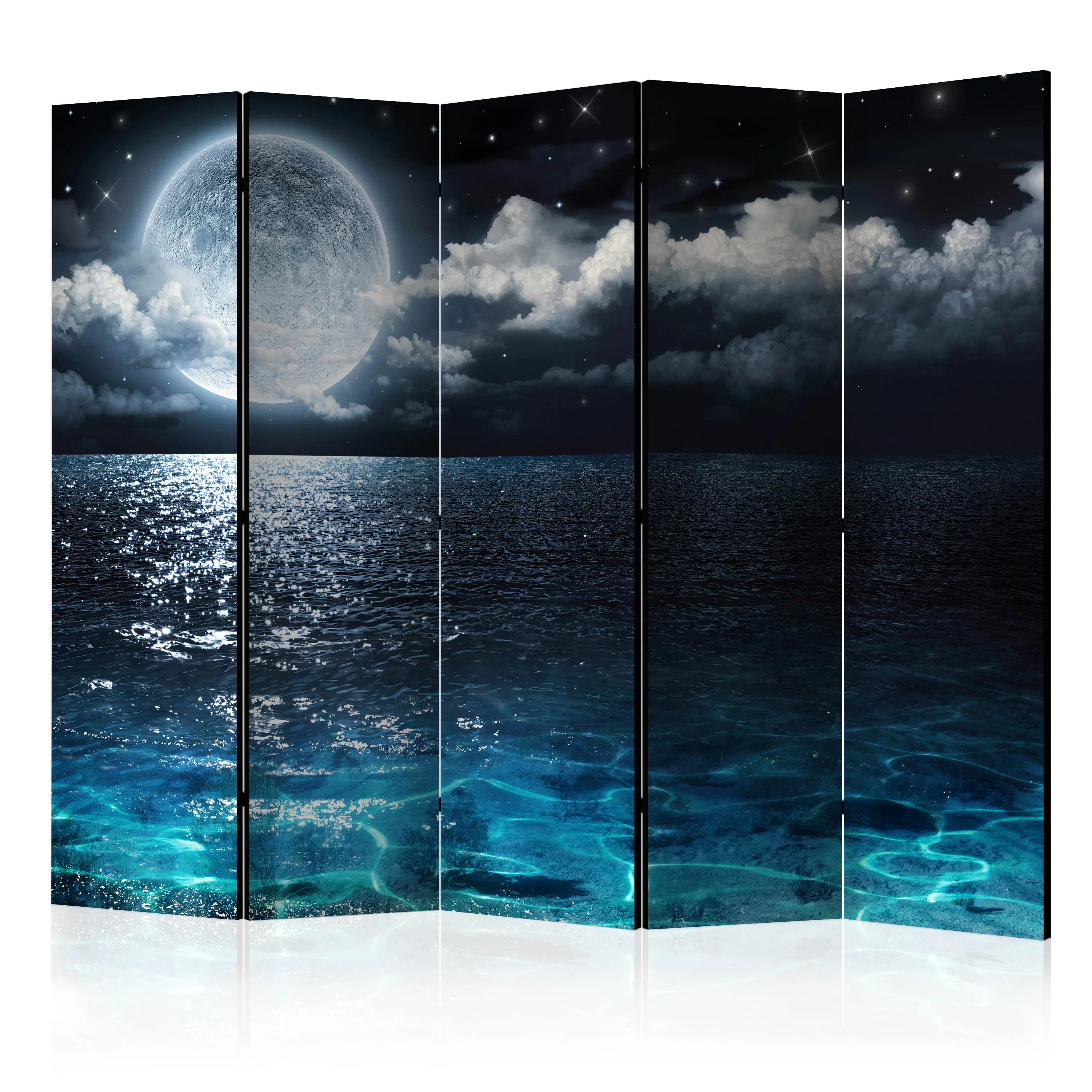 Rumsavdelare Skärmvägg Arkiio Blue Lagoon II 225x172 cm